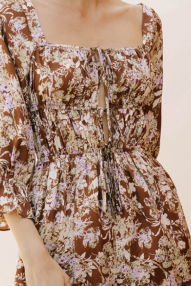 Regina Front Tie Romper Details