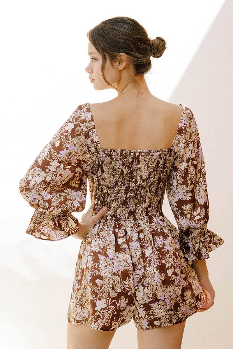 Regina Front Tie Romper Back