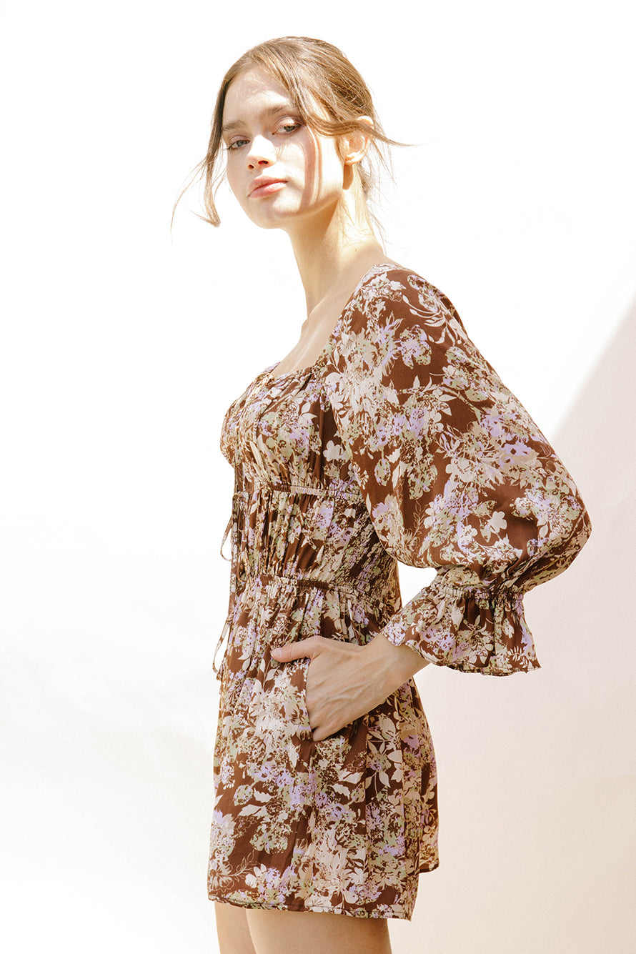 Regina Front Tie Romper Side