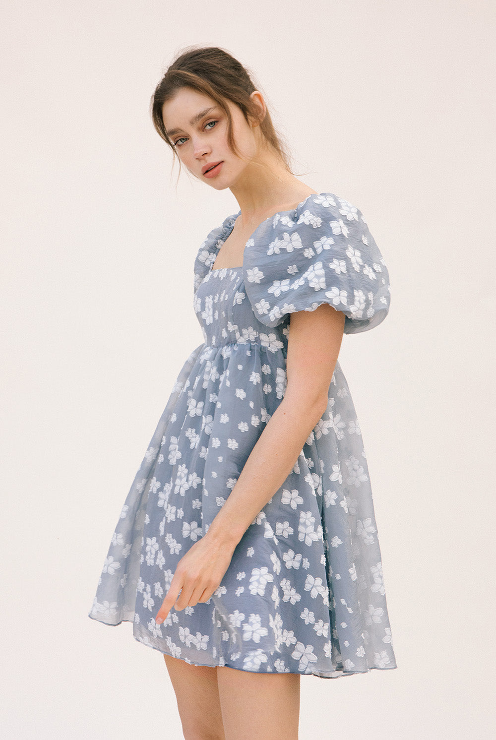 Lulu Cherry Blossom Baby Doll Mini Dress Alternative