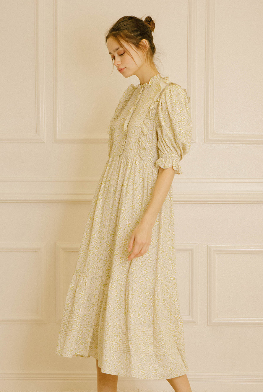 Tiana Bib Midi Dress Side