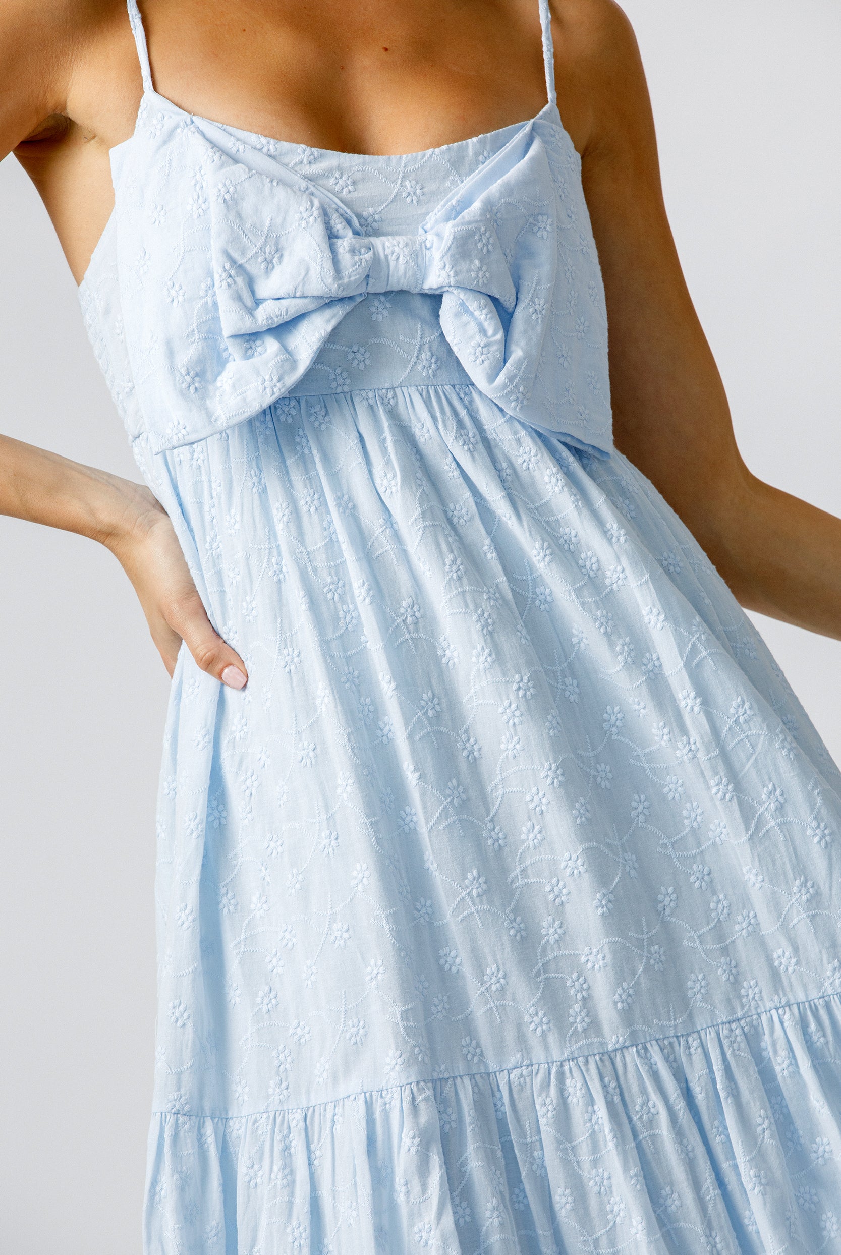 Sweet Summer Bow Maxi Dress Details