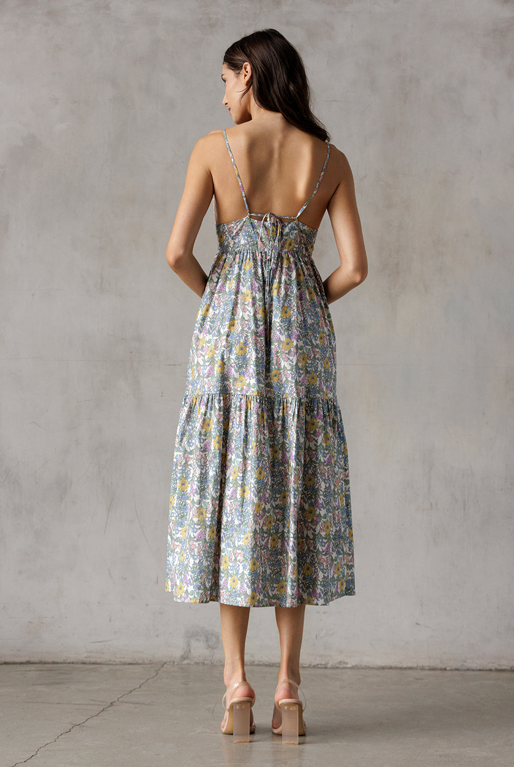 Stevie Garden Floral Dress Back