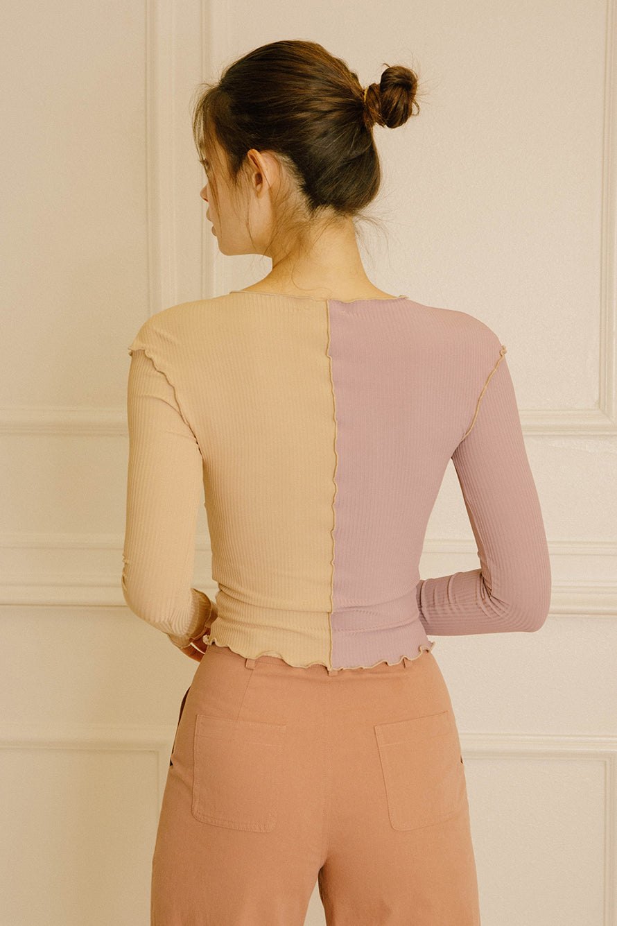 Ellis Colorblock Long Sleeve Back