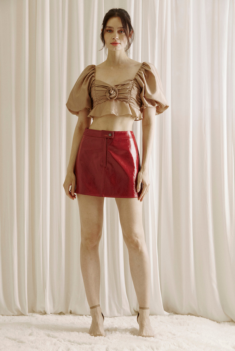Suzette Satin Sheen Crop Top Alternative