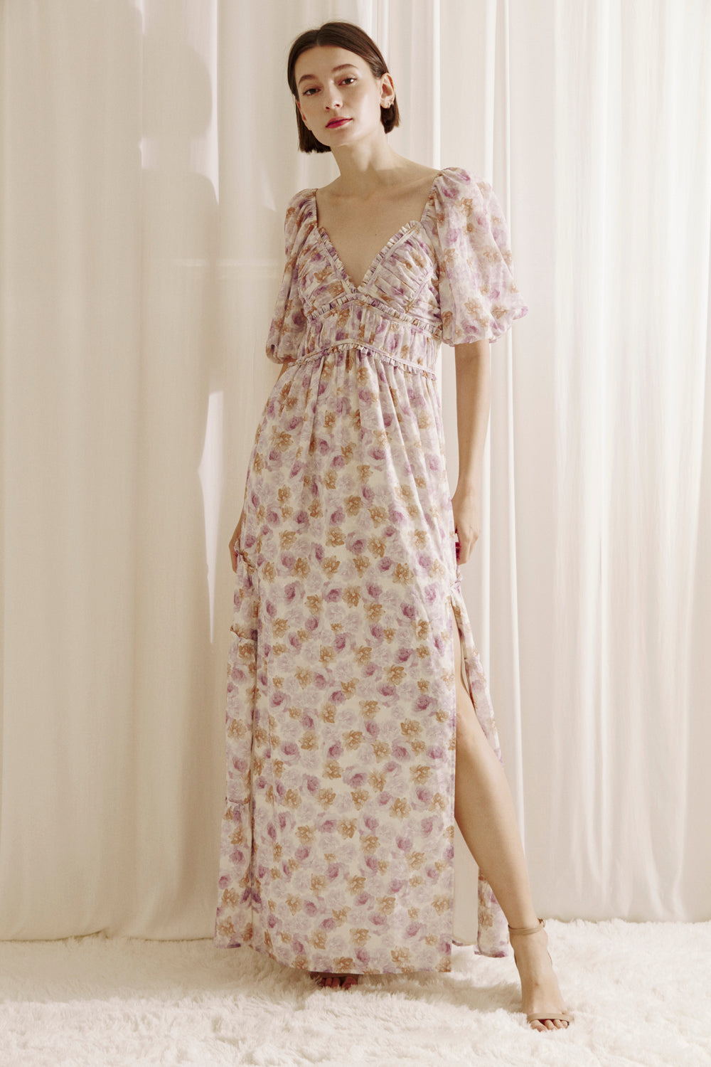Zia Floral Watercolor Maxi Dress Alternative