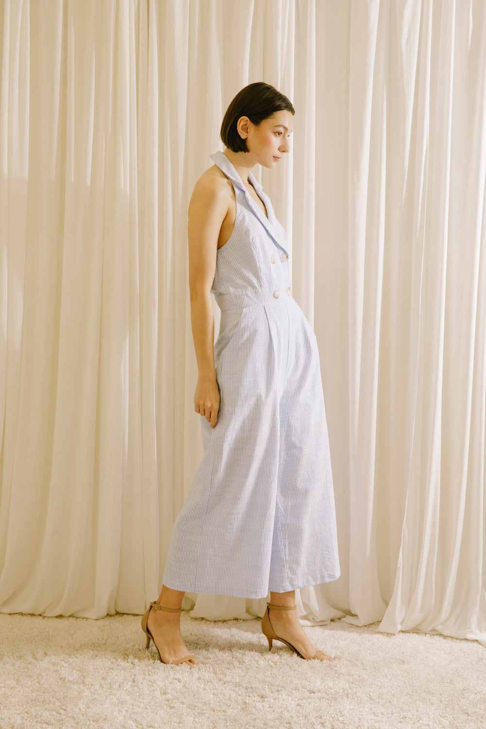 Amari Halter Neck Jumpsuit Side