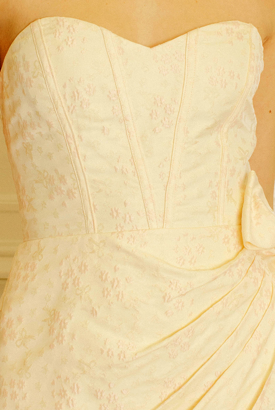 Floral Corset Mini Dress Alternative