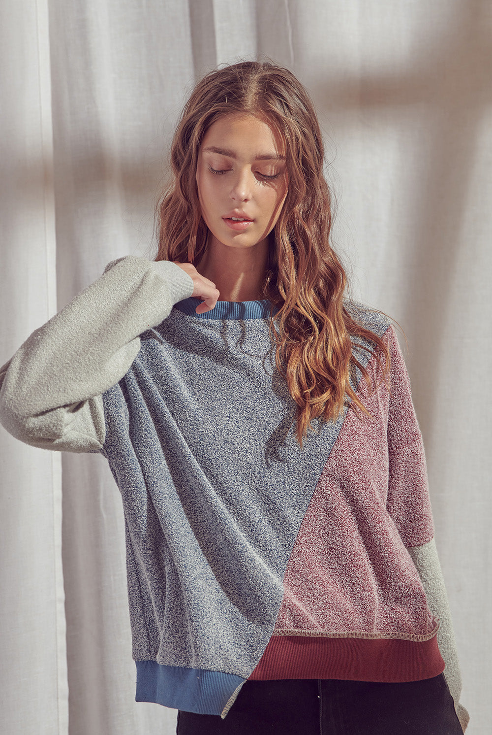 Payton Color Block Sweatshirt Alternative