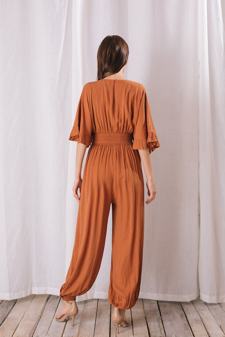 Meritt Dolman Sleeve Jumpsuit Back