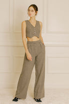 Andrea Houndstooth High-Rise Pant Alternative