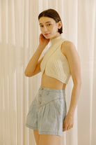 Naomi Knit Crop Top Side