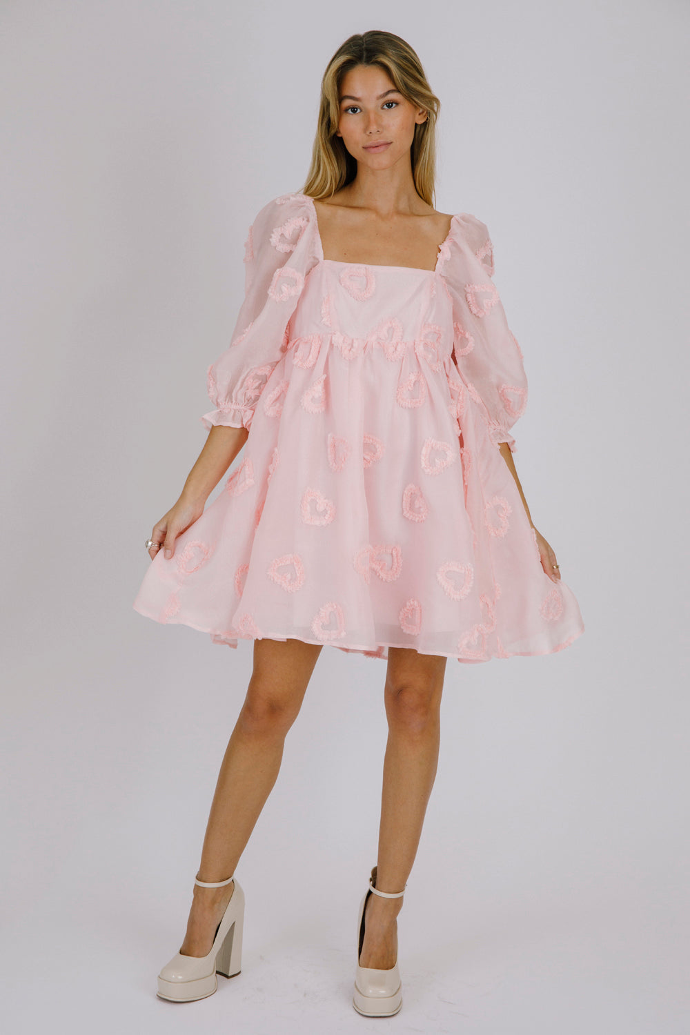 Sabrina Pink Heart Dress Alternative