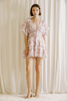 Reese Cherry Blossom Crisscross Back Dress Alternative