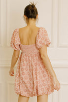 Dayana Daisy Bloom Mini Dress Back