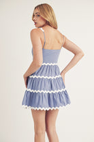 Ariel Tiered Mini Dress Back