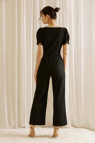 Norma Black Jumpsuit Back