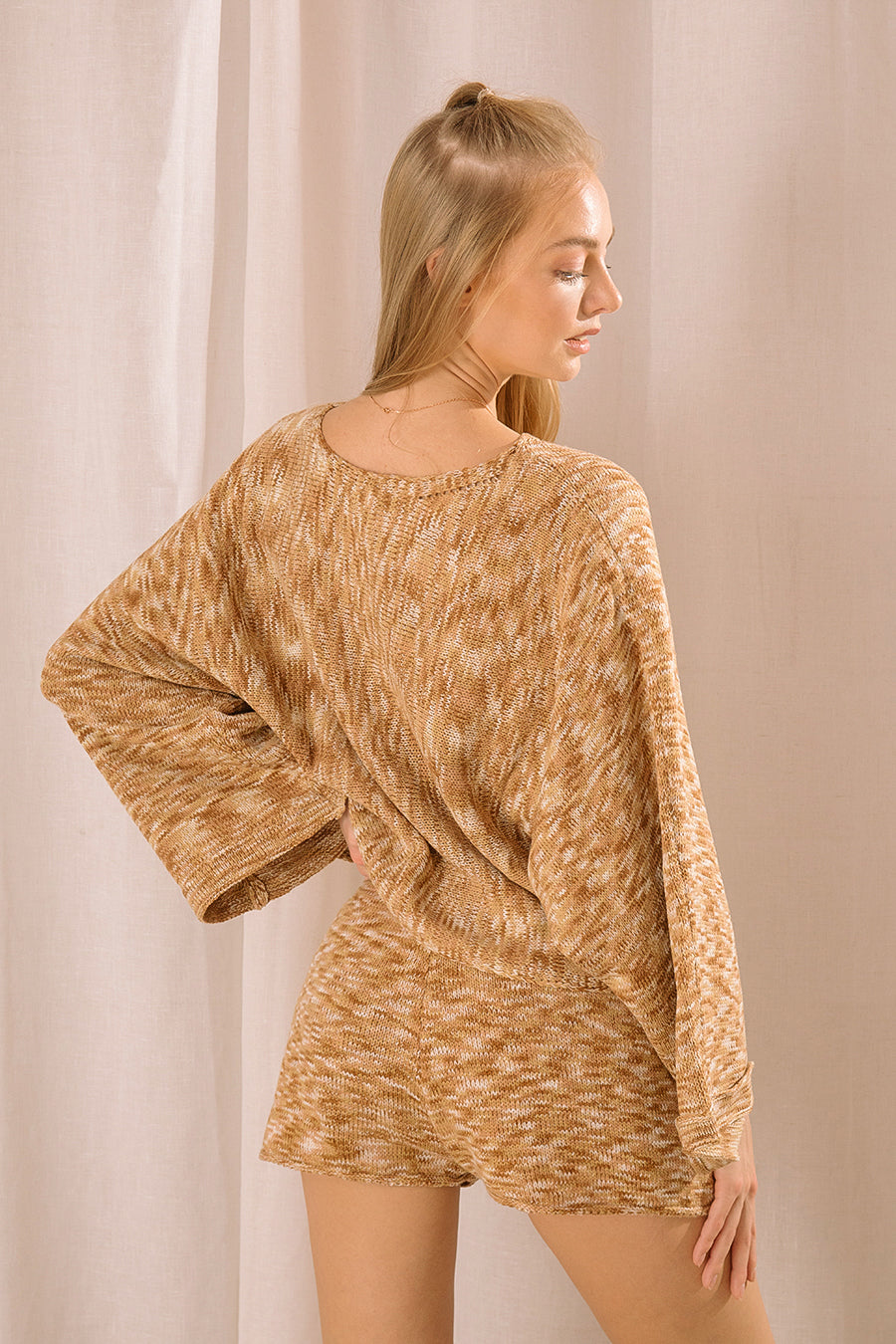 Penelope Sweater Back in Brown