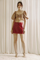 Suzette Satin Sheen Crop Top Alternative