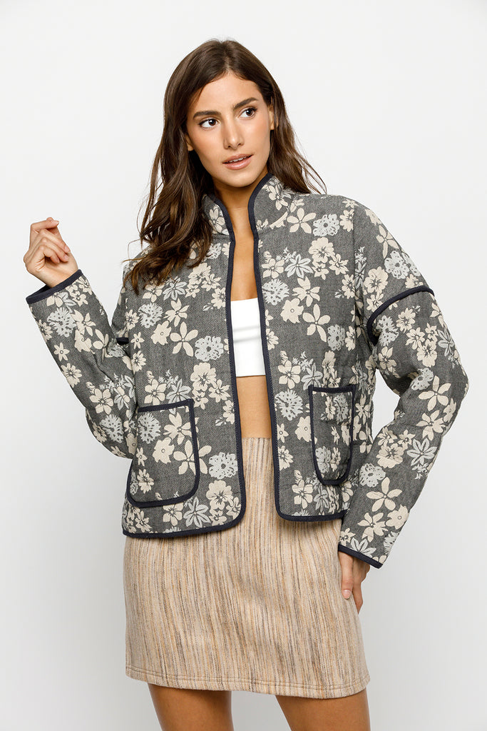 Giselle Quilted Jacket Front