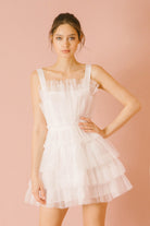 White Tulle Mini Dress Alternative