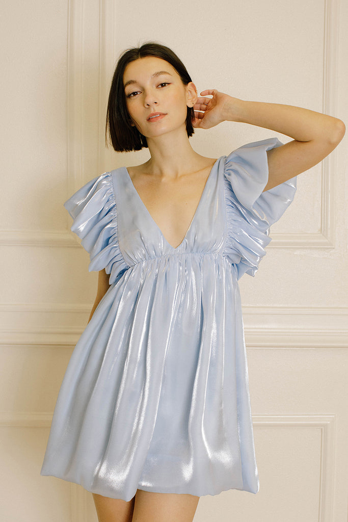 Claire Blue Mini Dress Alternative