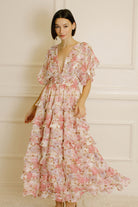 Delilah Floral Maxi Dress Front