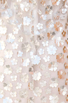 Close-up sequin fabric